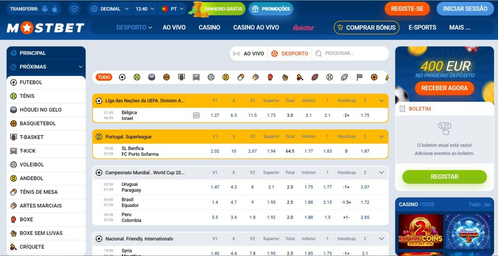 MostBet – Os melhores bónus para apostas desportivas e pagamentos rápidos