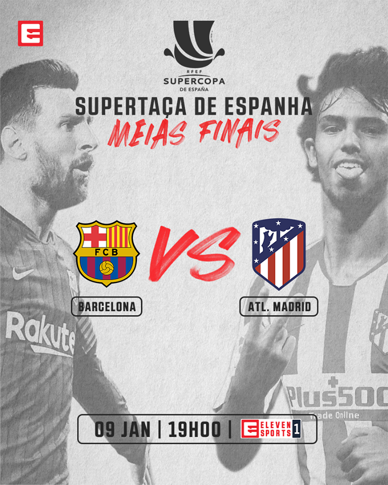 Supertaça de Espanha na Eleven Sports